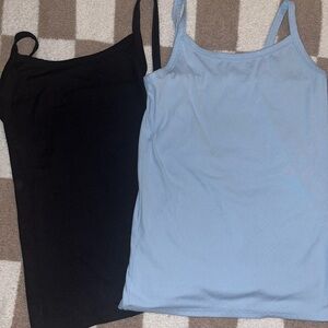 No Boundaries Black and Light Blue Camisoles